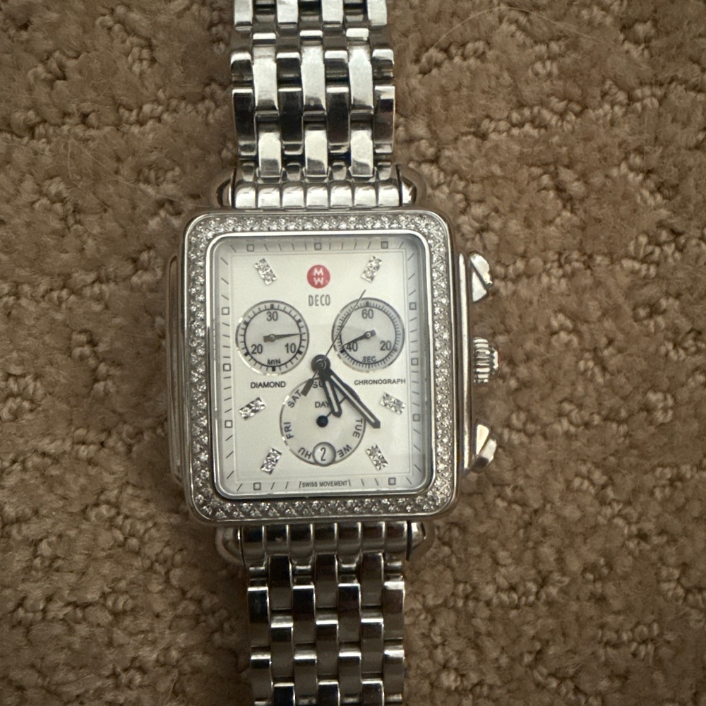 Michele watch with diamonds